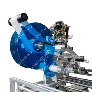 Этикетировщик плоской тары c датером (4 строки по 10 символов, датчик прозрачной этикетки) HL-816