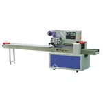 Горизонтальная упаковочная машина DXDZ-600D (H-120 mm, L 140-500mm, шаг толкателей 400mm, транспортер на узле поперечной запайки)